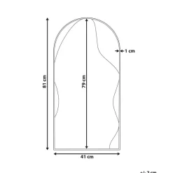 Beliani COLOMBIER - Wandspiegel - Goud - Metaal New