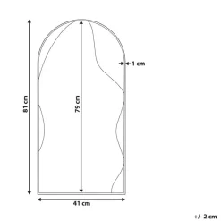 Beliani COLOMBIER - Wandspiegel - Goud - Metaal New