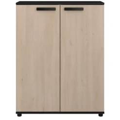Parisot Commode Celestia met 2 deuren - eikdecor/zwart Discount