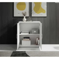 Emob Commode Viviane 60cm met 2 deuren - wit