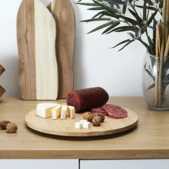 Merkloos Cook Concept draaibaar serveer plateau - bamboe hout - D35 cm Clearance