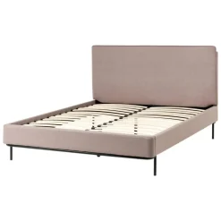 Leen Bakker CORIO - Tweepersoonsbed - Taupe - 140 x 200 cm - Polyester Best
