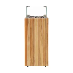 Cosi Fires Cosipillar square sfeerhaard - teak Clearance