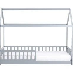 Beliani COSSAYE - Kinderbed - Grijs - 90 x 200 cm - Grenenhout Clearance