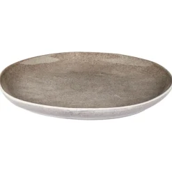 Leen Bakker COSTMARY - Bijzetborden set van 4 - Grijs - Steengoed