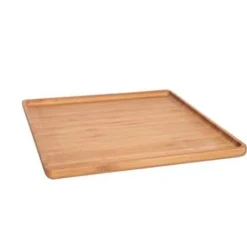 Cosy & Trendy Dienblad - bamboe - opstaande rand - vierkant - 26 cm Discount