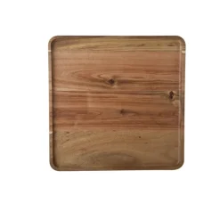 Cosy & Trendy Dienblad - hout - opstaande rand - vierkant - 26 cm New