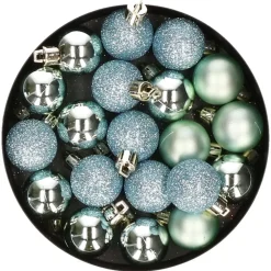 Cosy & Trendy Kerstballen - 20 ST - mint groen - 3 cm Hot