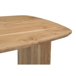 Giga Meubel Countertafel Deens Ovaal 150cm - Naturel Acaciahout - Steve Hot