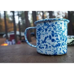 Merkloos Crow Canyon Home Mokkenset Splatter - 4 Stuks - Zwart Online