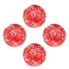 Merkloos Crow Canyon Home Saladeborden Splatter - Set van 4 - Rood Clearance