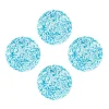 Merkloos Crow Canyon Home Saladeborden Splatter - Set van 4 - Turquoise Best