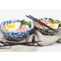 Merkloos Crow Canyon Home Serviesset Splatter - 4-delig - Rood Sale