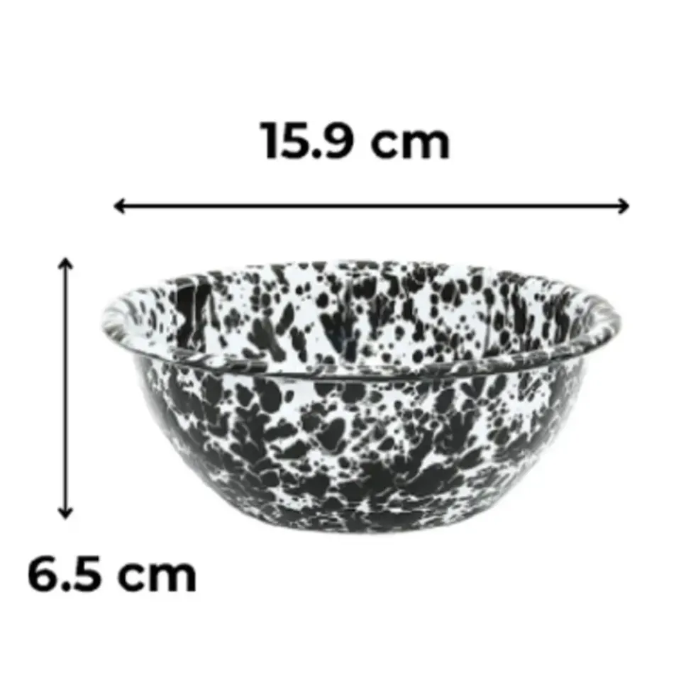 Merkloos Crow Canyon Home Serviesset Splatter - 4-delig - Turquoise Clearance