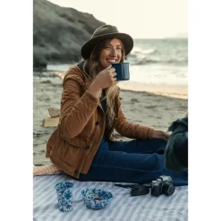 Merkloos Crow Canyon Home Tumblers Splatter - 4 Stuks - Blauw Online