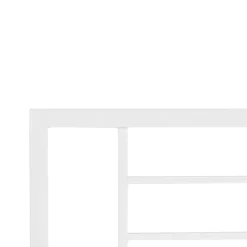 Beliani CUSSET - Tweepersoonsbed - Wit - 140 x 200 cm - Metaal