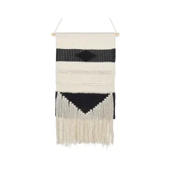 Beliani DASKA - Wanddecoratie - Beige - Katoen Online