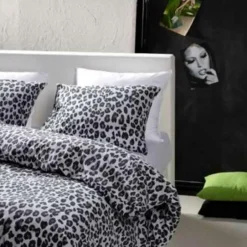 Day Dream Dekbedovertrek Panter - 240x200/220 cm - Grijs Outlet