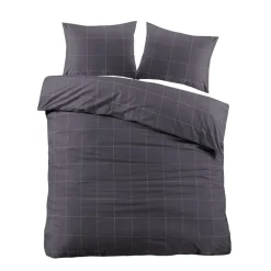 Day Dream Duuk - Dekbedovertrek - Lits-jumeaux - 240x200/220 cm - Grijs Discount