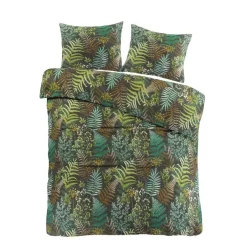 Day Dream Linde - Dekbedovertrek - Lits-jumeaux - 240x200/220 cm - Zwart Discount