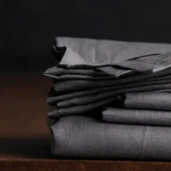 DDDDD tafelloper Cabin - 50x140 cm - Grijs - set van 2 stuks Clearance