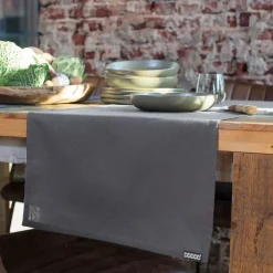 DDDDD tafelloper Kit - 45x150 cm - set van 2 stuks - Antraciet Sale