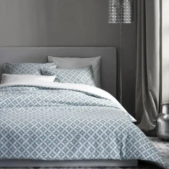 De Witte Lietaer Dekbedovertrek Katoen Satijn Azulejos - 240 x 220 cm Discount