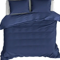 De Witte Lietaer Dekbedovertrek Katoen Satijn Olivia- 240 x 220 cm - Blauw Hot