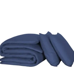 De Witte Lietaer Dekbedovertrek Katoen Satijn Olivia- 240 x 220 cm - Blauw Hot