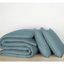 De Witte Lietaer Dekbedovertrek Katoen Satijn Olivia - 240 x 220 cm - Groen