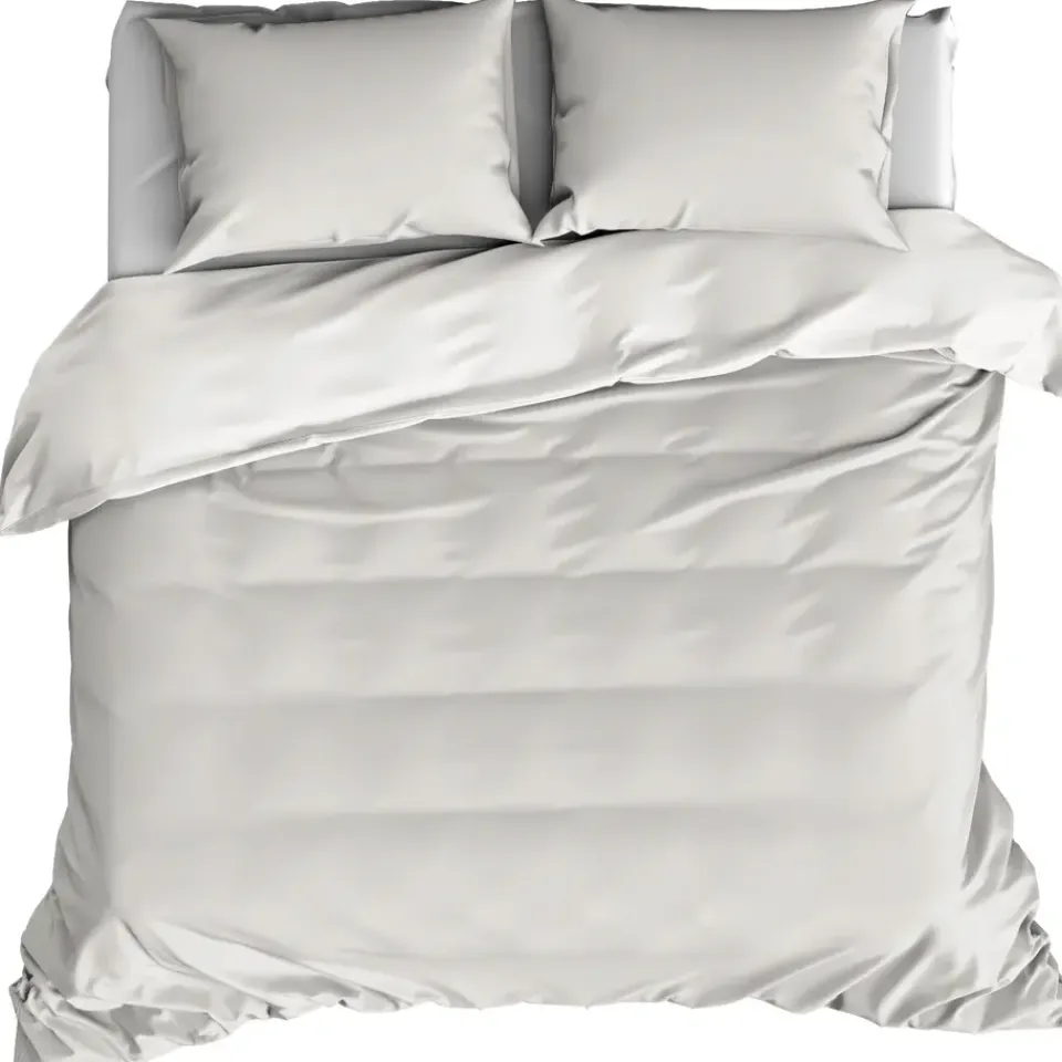 De Witte Lietaer Dekbedovertrek Katoen Satijn Olivia - 240 x 220 cm - Beige Best