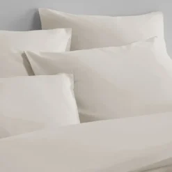 De Witte Lietaer Dekbedovertrek Katoen Satijn Olivia - 240 x 220 cm - Beige Best