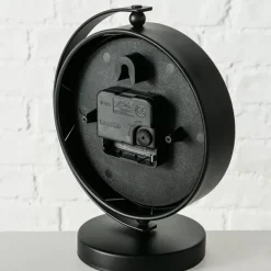 Deco by Boltze Tafelklok Montreux - zwart/goud - 20 x 15 cm Discount