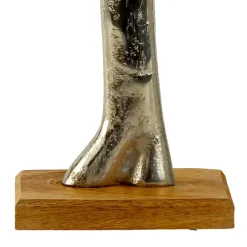 Merkloos Decoratie levensboom - Tree of Life - aluminium/hout - 31 x 34 cm Best