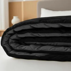 Sleeptime Dekbed zonder Overtrek Diamond 240x200 – Incl. Kussenslopen – Wasbaar – Zwart Outlet