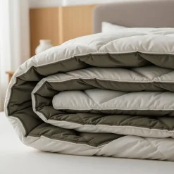 Sleeptime Dekbed zonder Overtrek Diamond 240x200 – Met Kussenslopen – Wasbaar – Crème/Kaki Sale