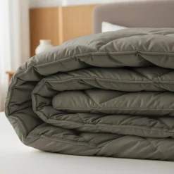 Sleeptime Dekbed zonder Overtrek Diamond 240x200 – Incl. Kussenslopen – Wasbaar – Kaki Hot