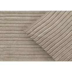 Byrklund Dekbedovertrek Pluch Lines - zand - 140x220 cm New