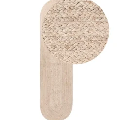 Leen Bakker DEMIRCI - Laagpolig vloerkleed - Beige - 80 x 300 cm - Jute Online