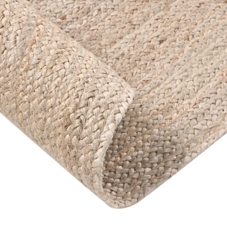 Leen Bakker DEMIRCI - Laagpolig vloerkleed - Beige - 80 x 300 cm - Jute Online