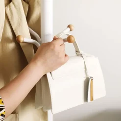 ACAZA Design Kapstok met 12 Haken - Perfect in een Inkom hal - 182 cm - Wit