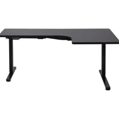 Beliani DESTINES - Elektrisch bureau - Zwart - Rechtszijdig - Vezelplaat Sale