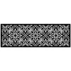 Vica International Deurmat Ornament Pattern antraciet - 50x150 cm Outlet