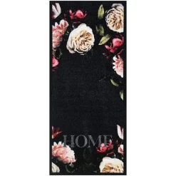Vica International Deurmat Pink Roses antraciet - 66x120 cm New