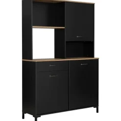 DIAGONE Microgolfkast Manchester - 119 x 41 x 180 cm - Helvezia Oak-design