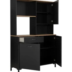 DIAGONE Microgolfkast Manchester - 119 x 41 x 180 cm - Helvezia Oak-design