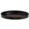 Leen Bakker Dienblad Fenno decoratief - zwart - metaal - Ø30 cm Sale