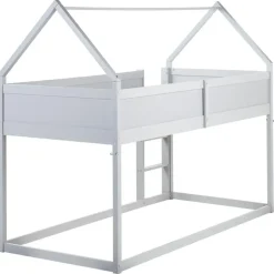Beliani DIENNE - Kinderbed - Grijs - 90 x 200 cm - Dennenhout New