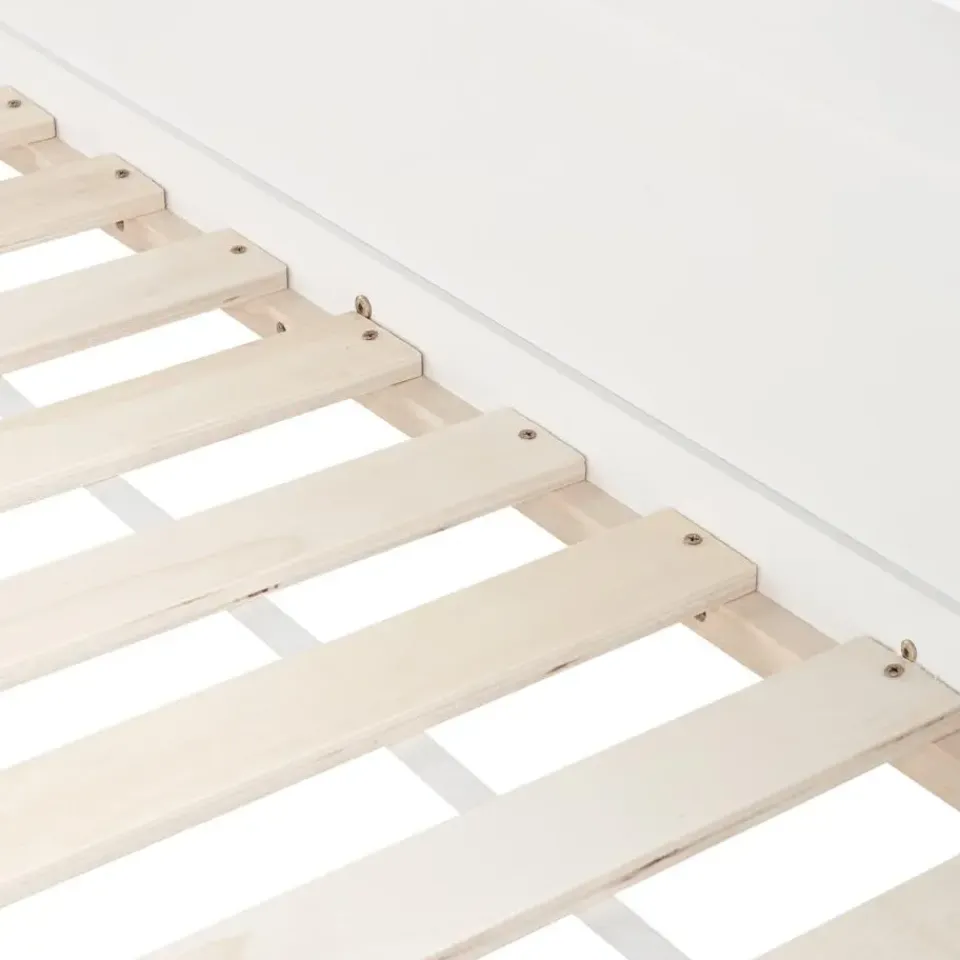 Beliani DIENNE - Kinderbed - Wit - 90 x 200 cm - Dennenhout Discount