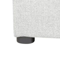 Beliani DINAN - Eenpersoonsbed - Lichtgrijs - 90 x 200 cm - Polyester Discount